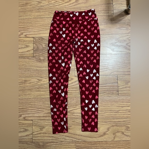 Lularoe Valentine’s Day Leggings OS - Picture 1 of 4